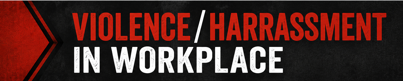 Violence/Harassment in Workplace